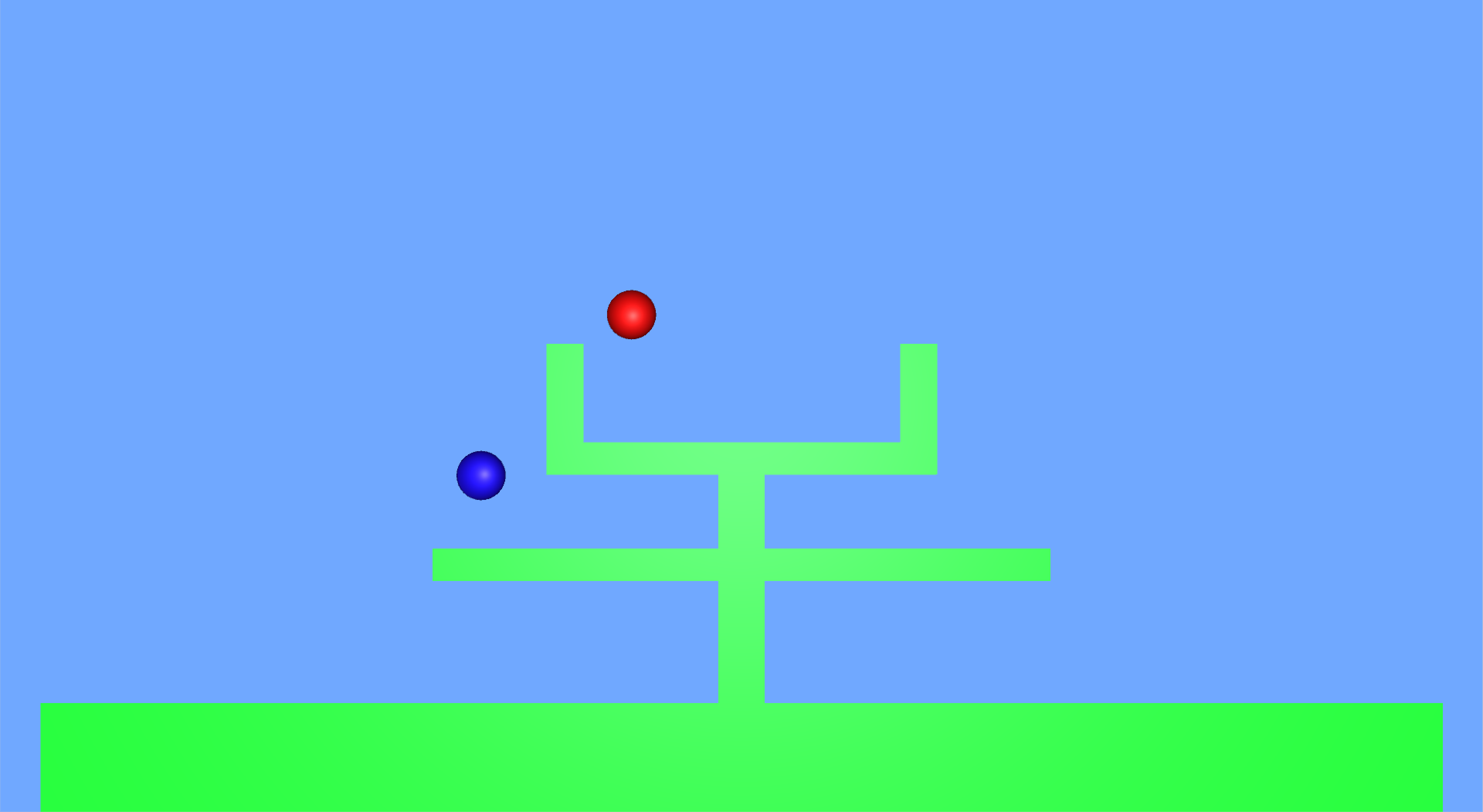 A game of Marble Mash in progress